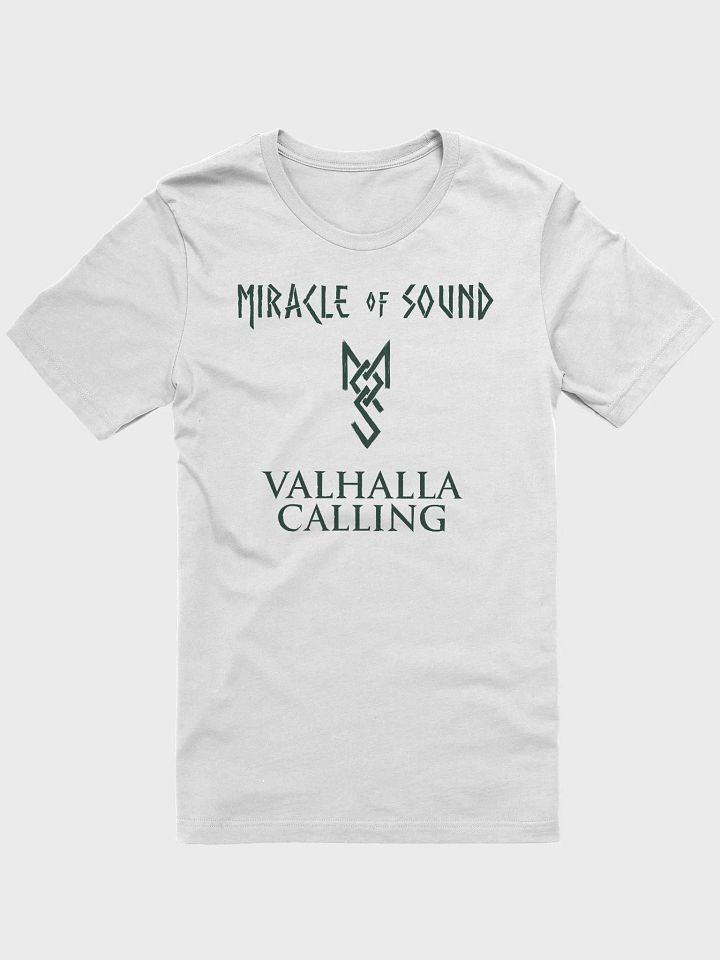 Valhalla Calling T-Shirt Long Green Text product image (1)