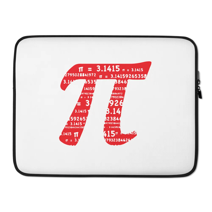 Pi Symbol Mathematical Mind Laptop Sleeve product image (2)