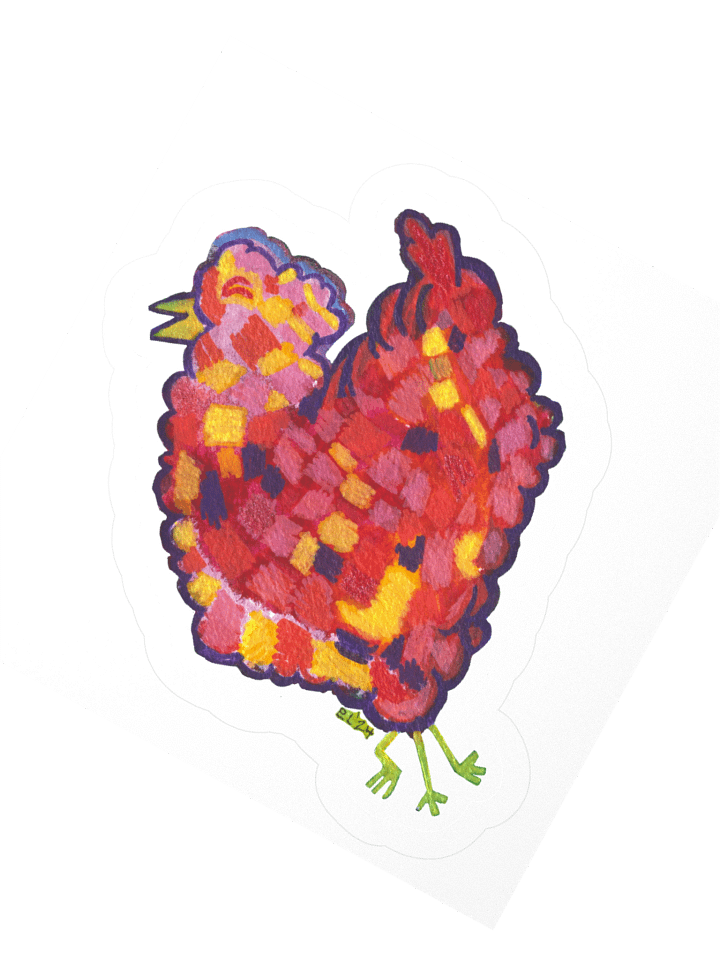 Chicken Majesty Sticker product image (5)