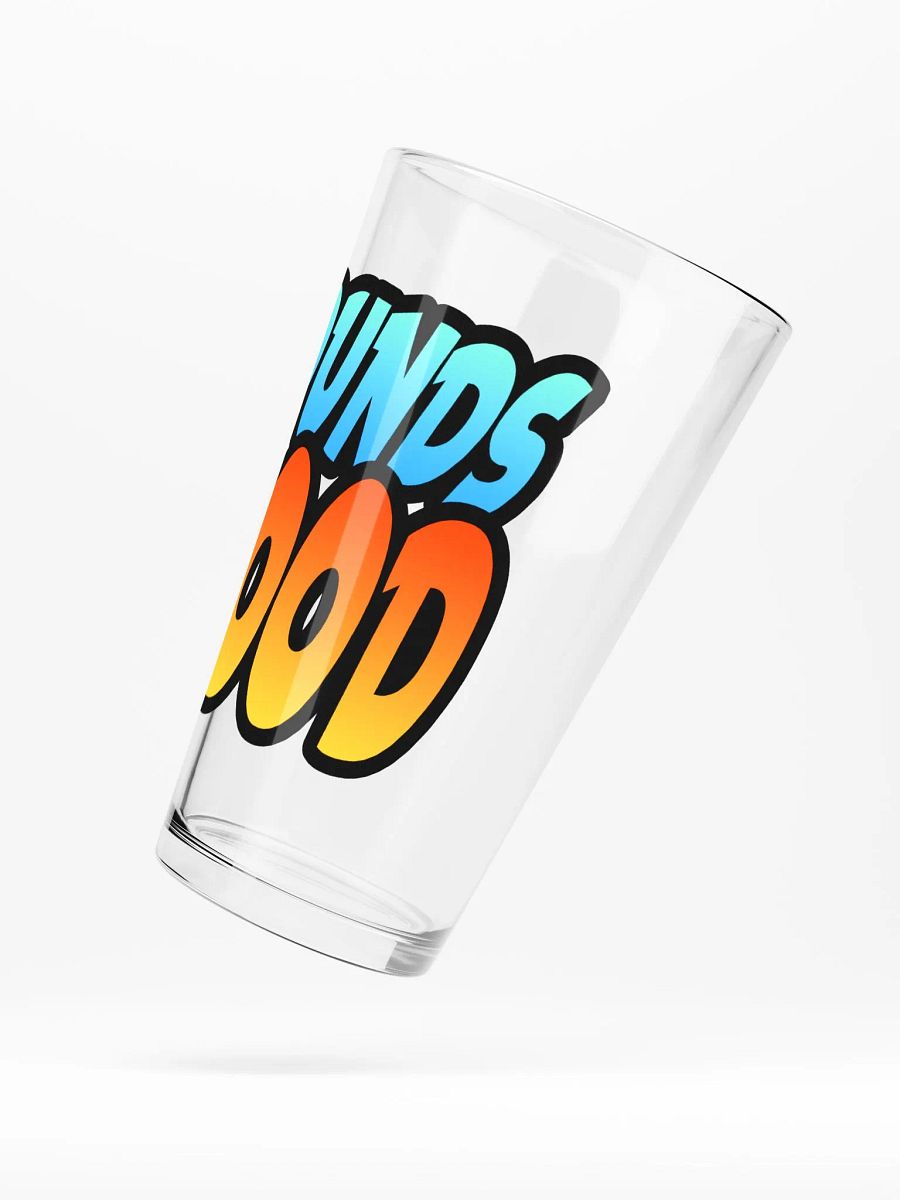 Sounds Good Pint Glass product image (5)