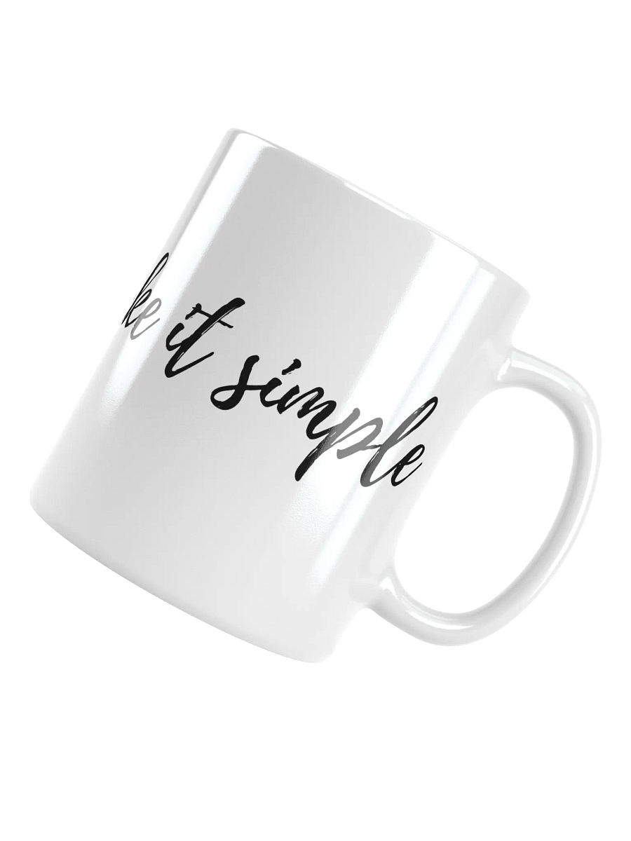Make It Simple Mug product image (11)