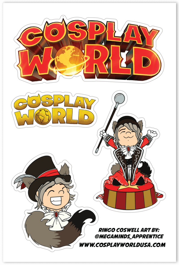 Cosplay World Sticker Pack 02 product image (1)