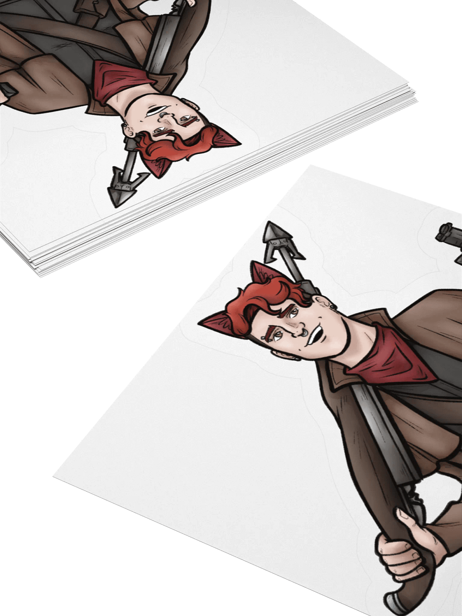Kiss Cut Sticker - Gun Slinger Cryptid product image (4)
