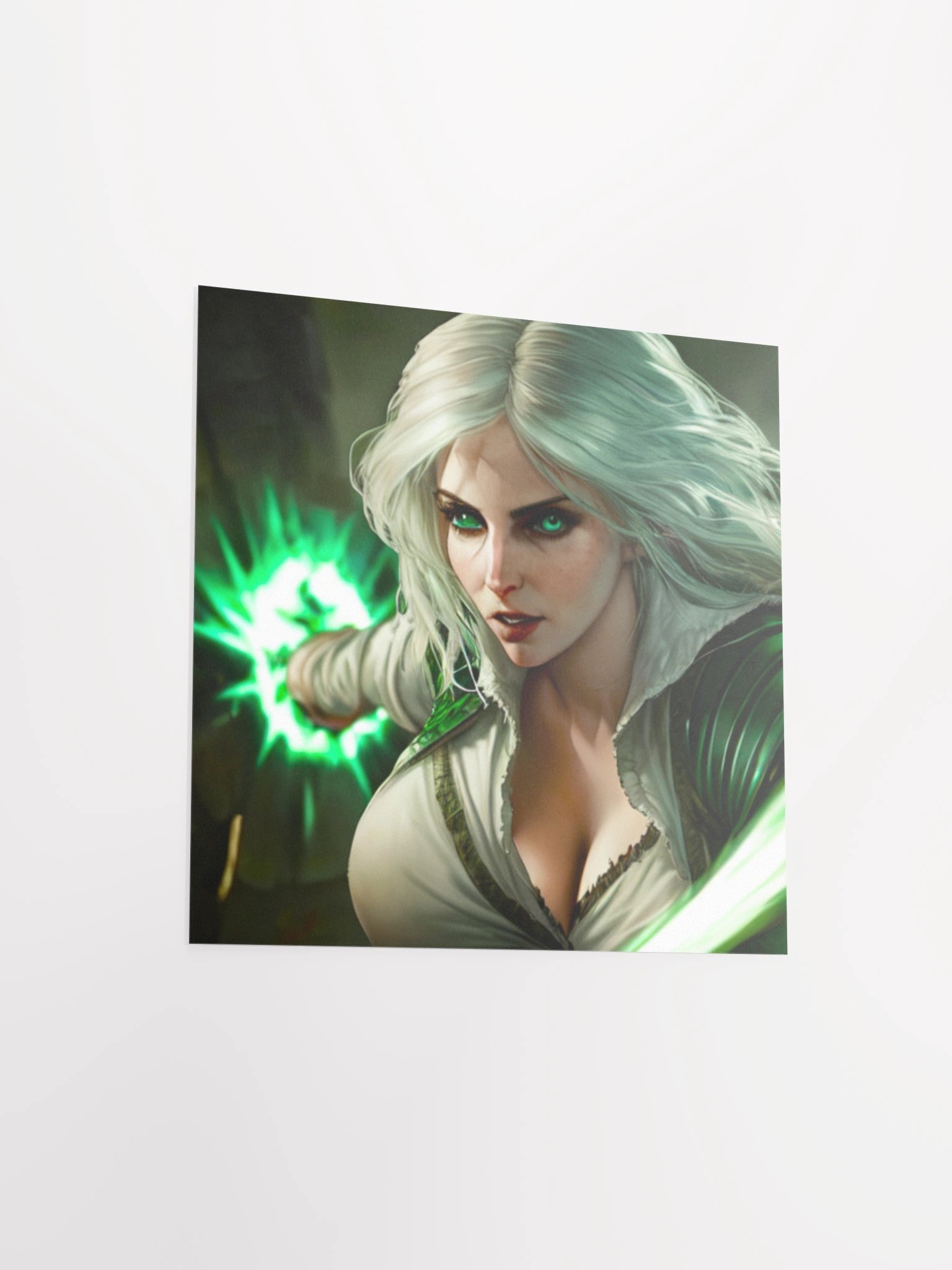 Glowing Green Energy Poster product image (11)