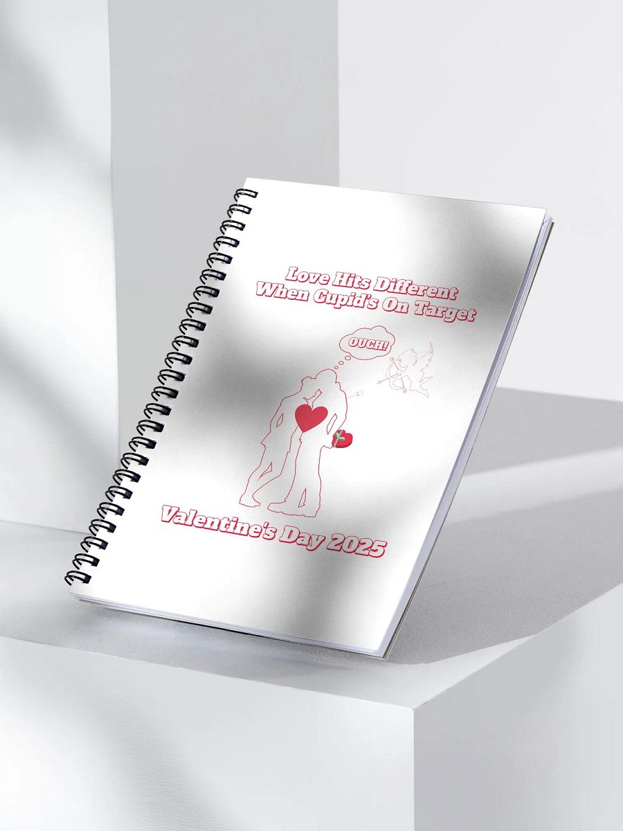 When Cupid's On Target Spiral Notebook product image (3)