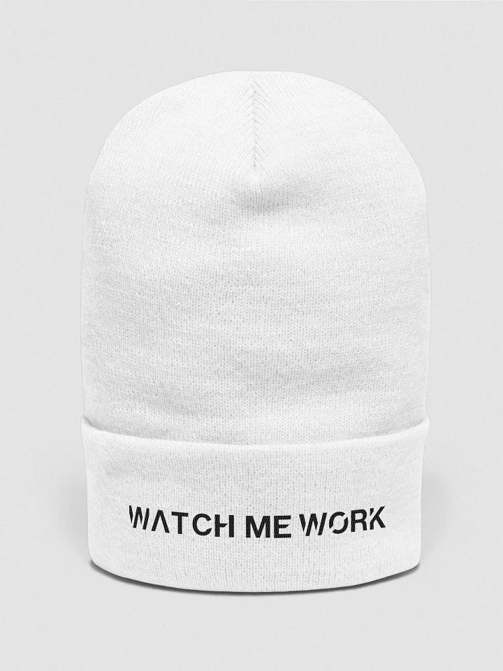 WatchMeWork Signature Beanie - White product image (1)