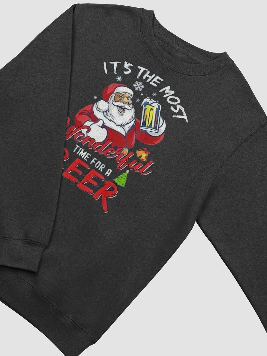 Santa’s Holiday Cheers Lane Seven Premium Crewneck Sweatshirt product image (3)