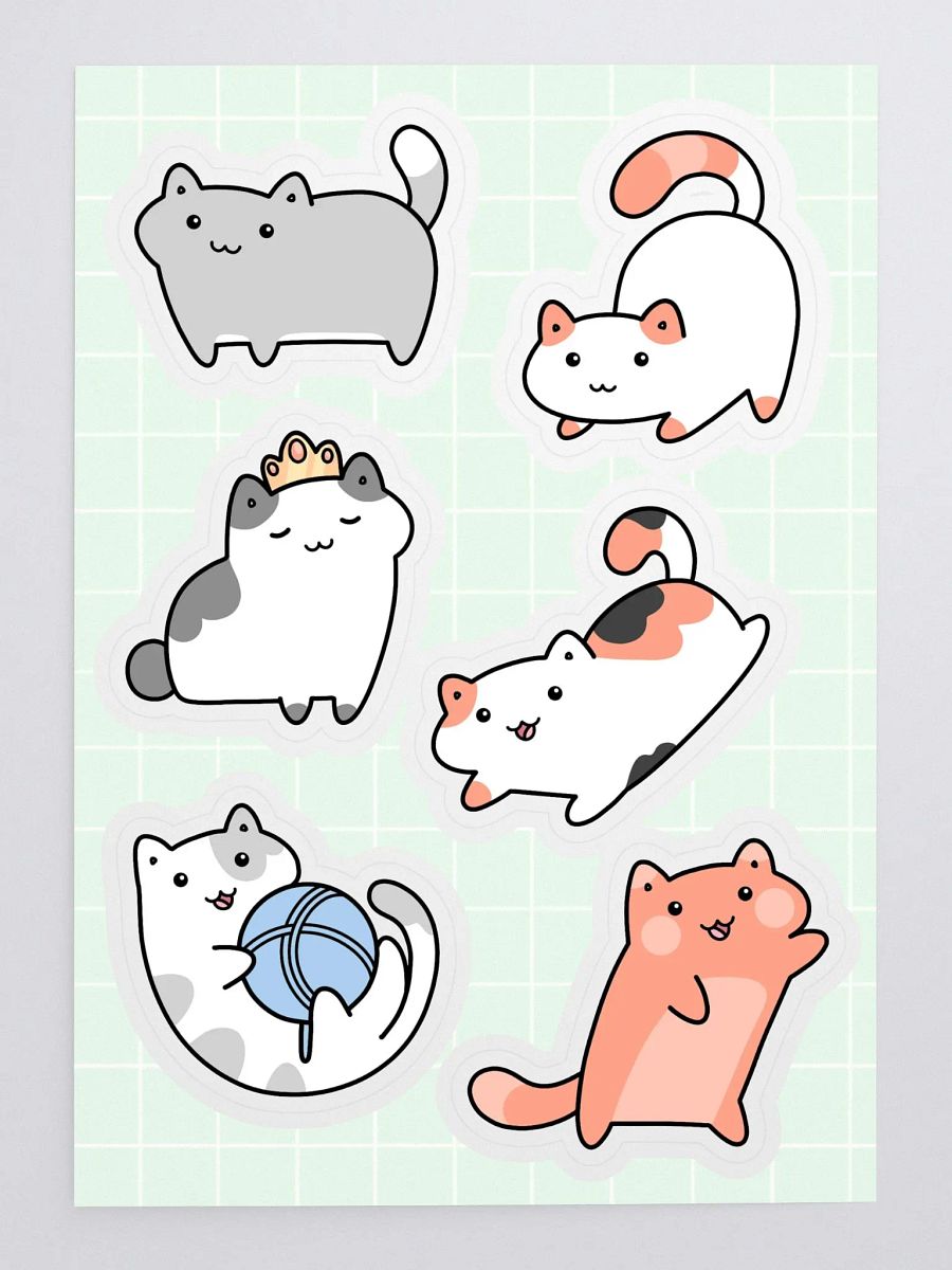 Cute Kitty Stickers product image (3)