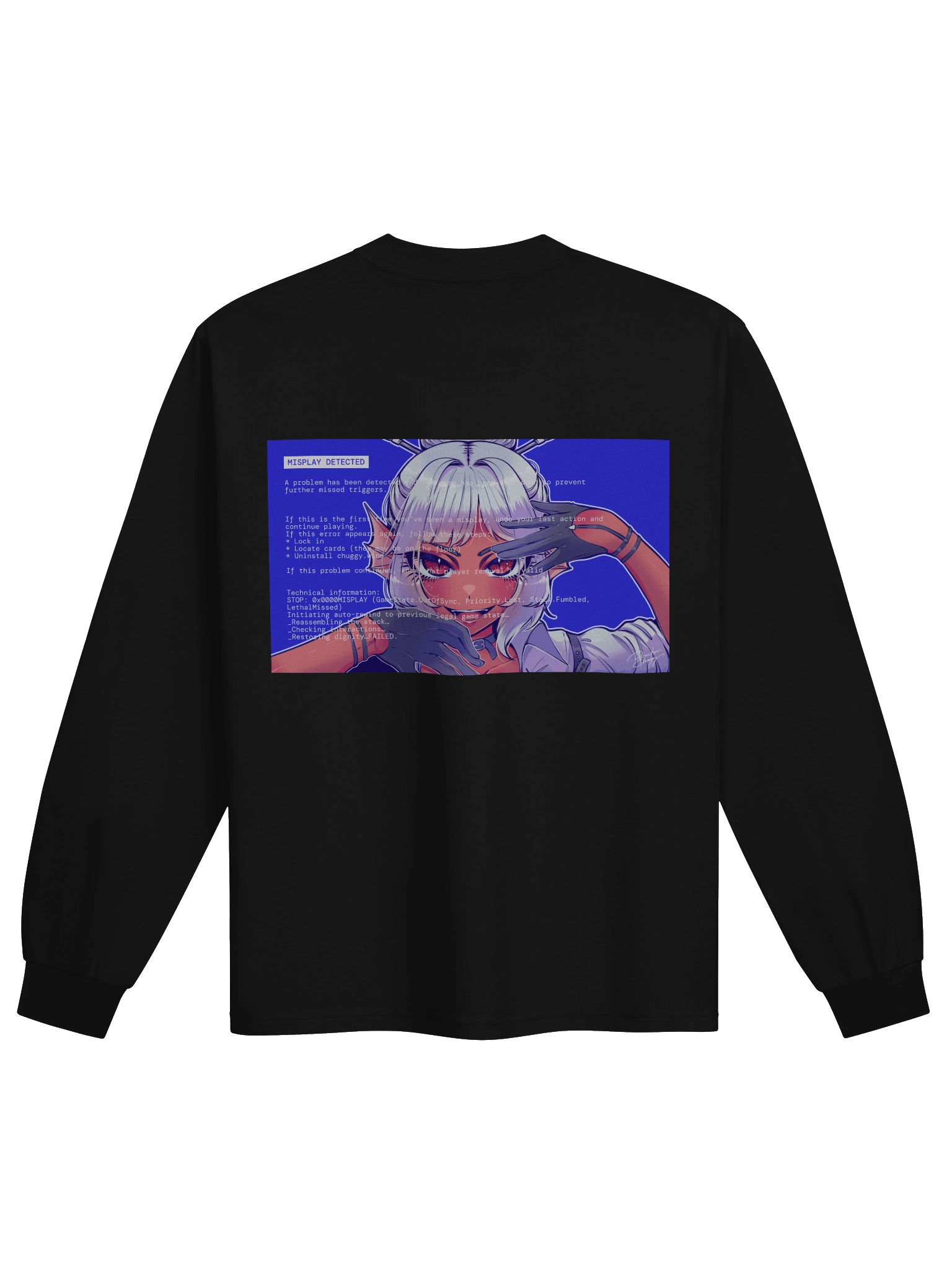 Misplay Detected Long Sleeve Tee product image (1)