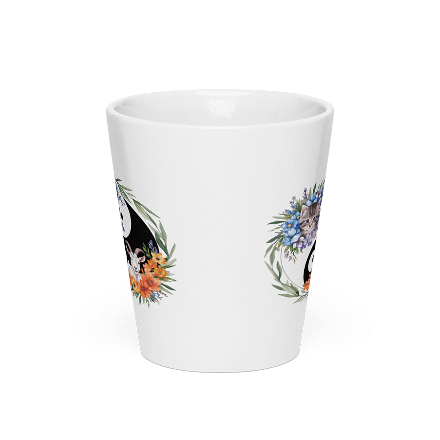 Yin-Yang Floral Latte Mug product image (3)