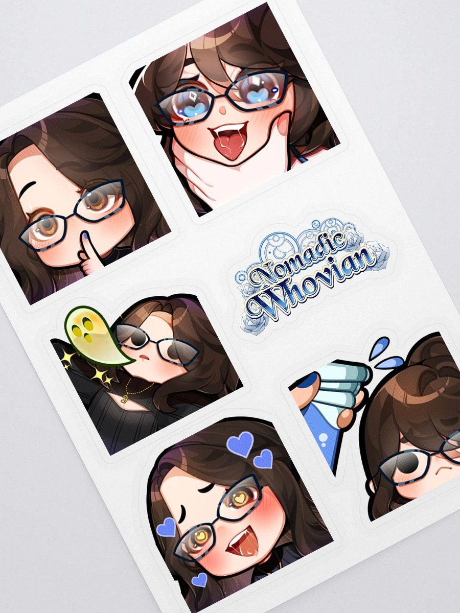 Whovie Emote Sticker Sheet 5 product image (1)