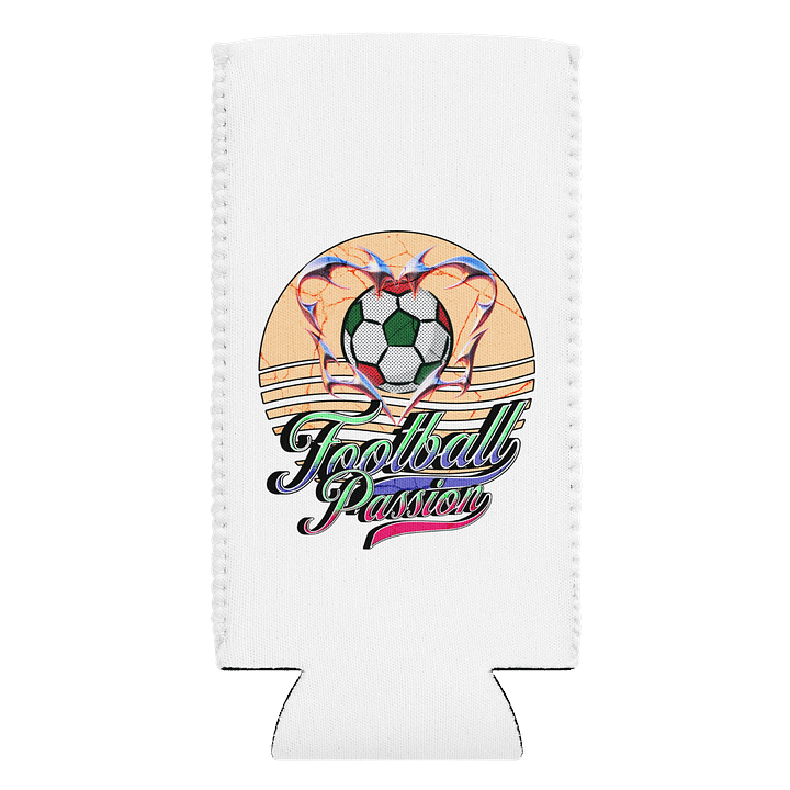 Passion Football Soccer Heartfelt Can Cooler product image (1)