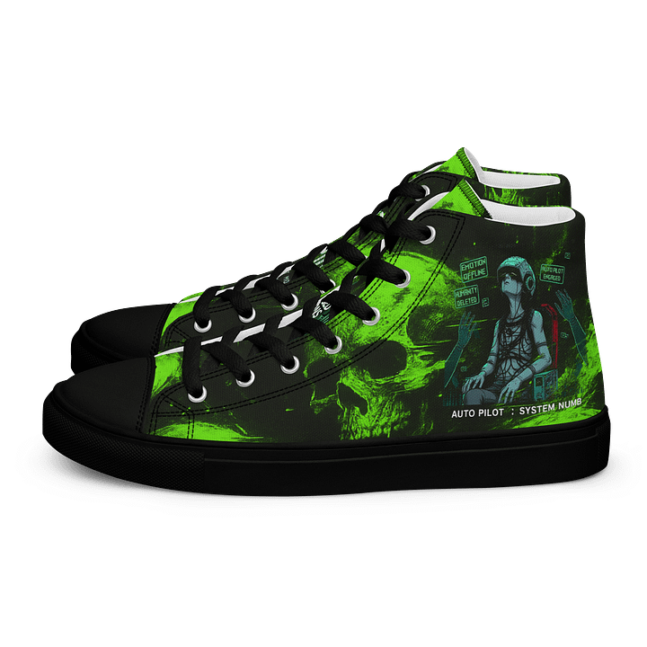 Living in Auto Pilot Men's High Top product image (1)