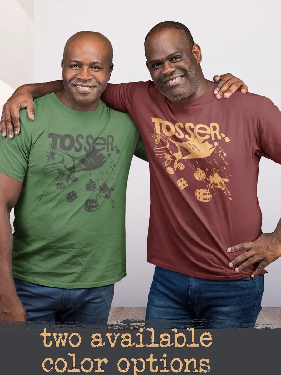 Tosser Dice Rolling Unisex T-shirt for Board Gamers - Green Leaf product image (3)