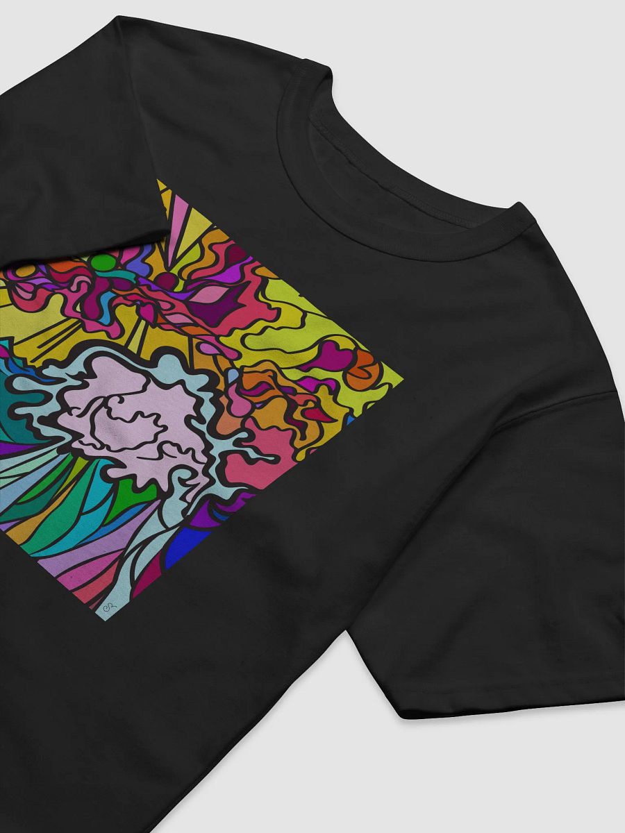 Vibrant Energy Abstract T-Shirt - Wave at Sunset product image (9)
