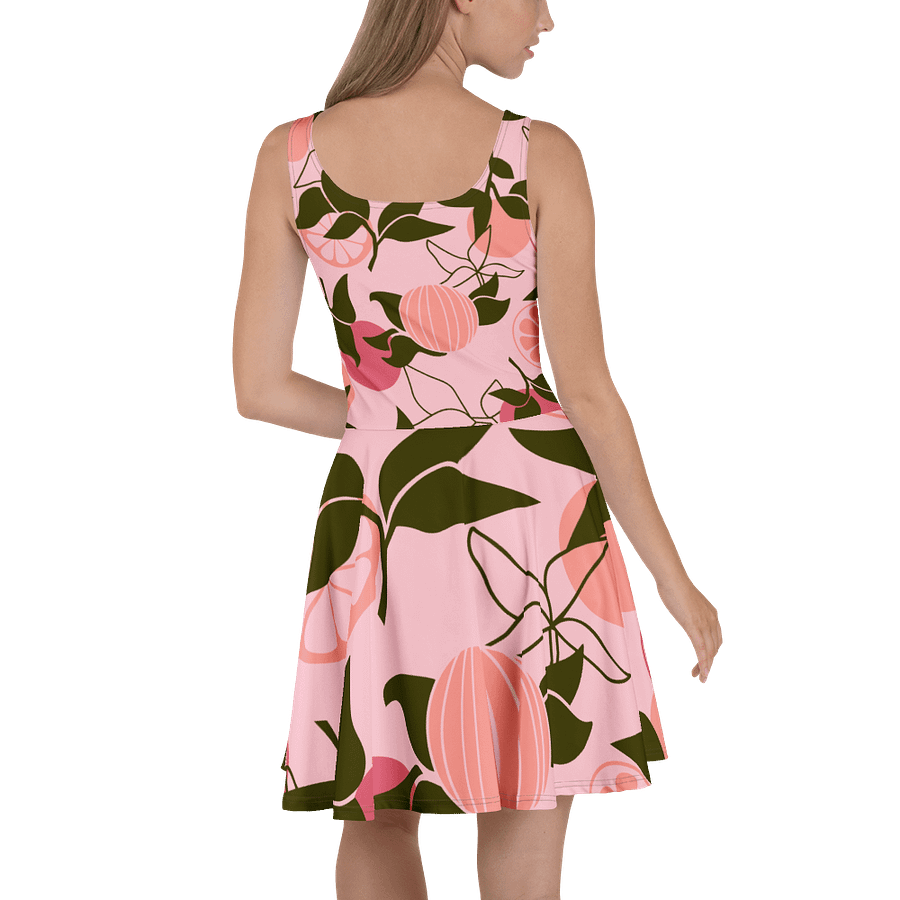 Citrus Grove Delight Skater Dress product image (4)