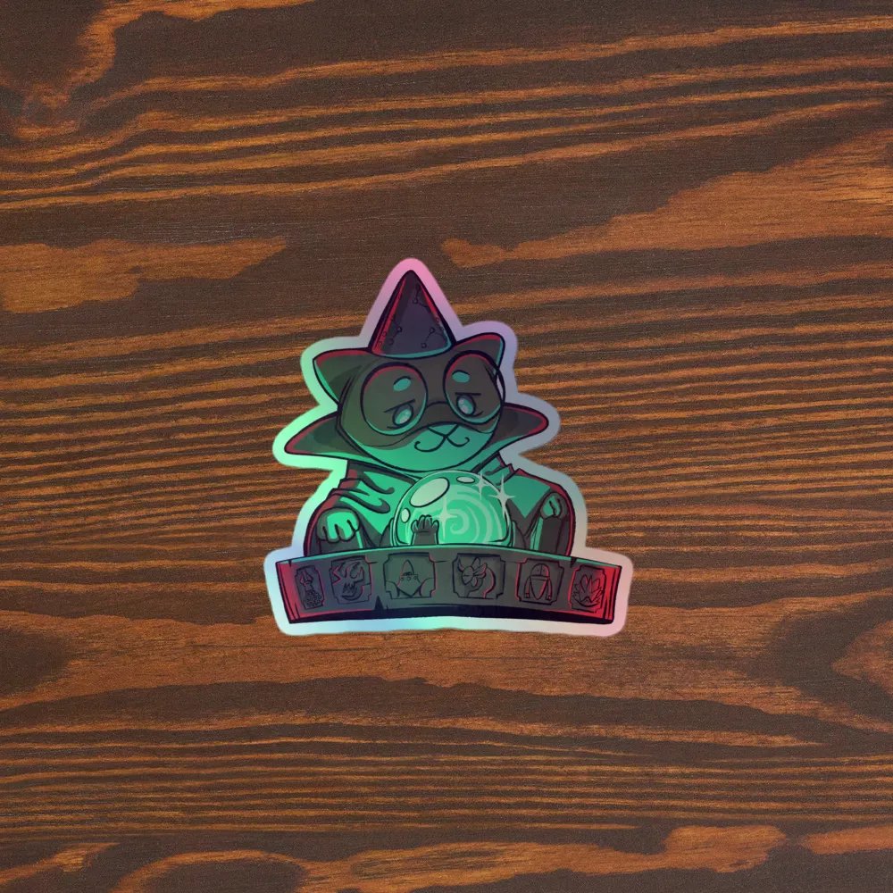 Ponder the Orb - Holographic Sticker product image (4)