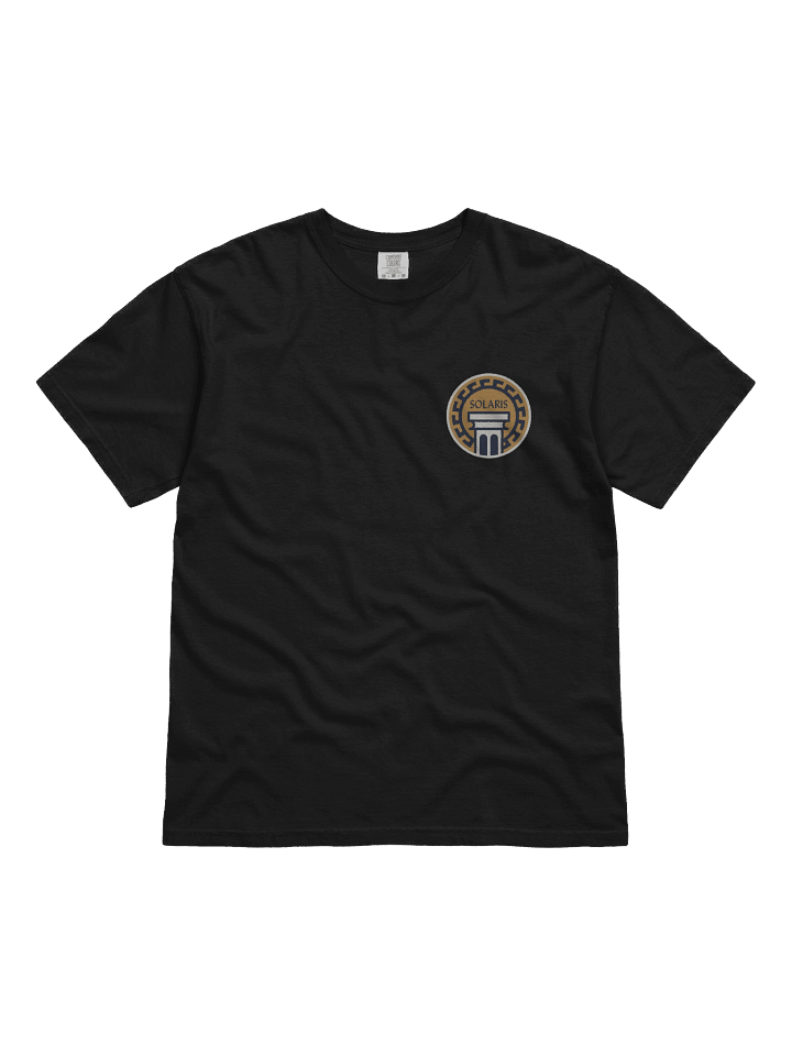 Solaris Logo + Back Print Tee (Dark Variant) product image (1)