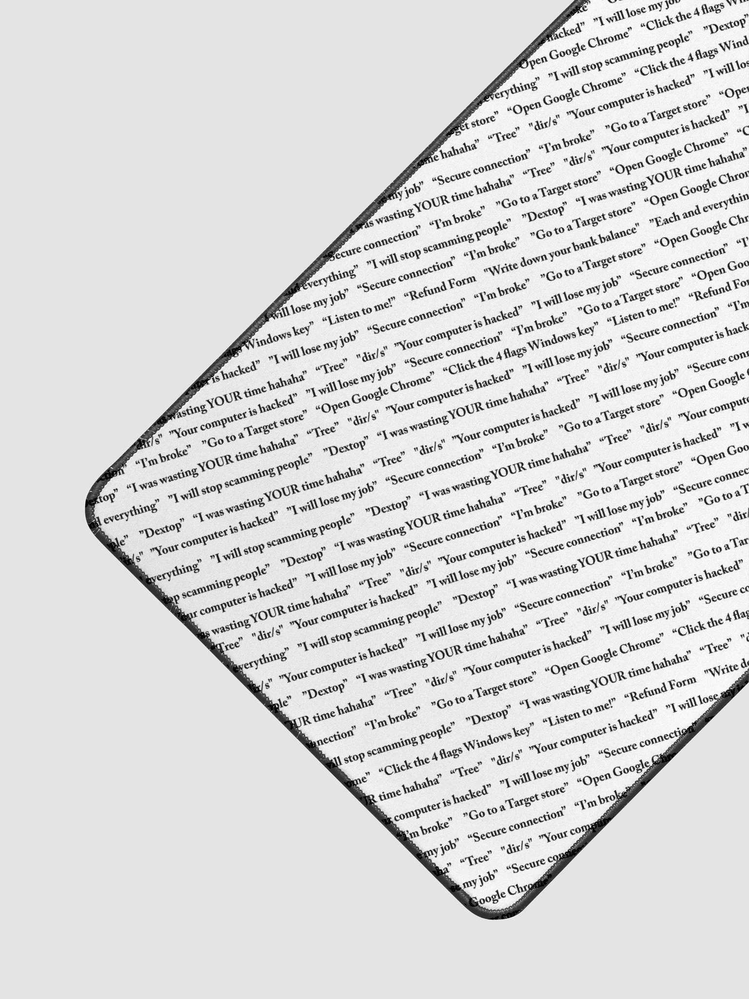 Scammer Quotes -Deskmat product image (3)