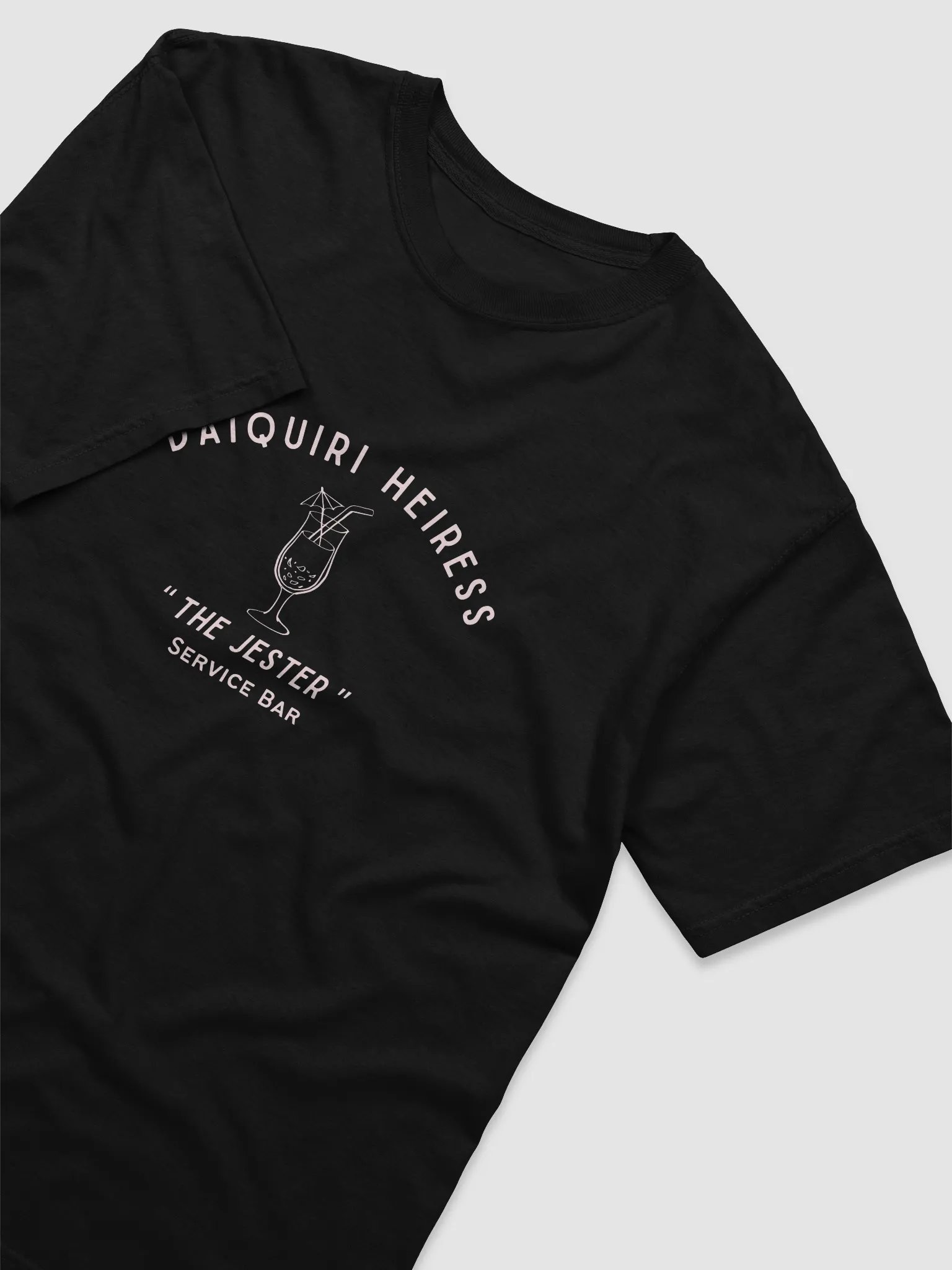 CHECK PLEASE! DAIQUIRI TEE - BLACK product image (4)