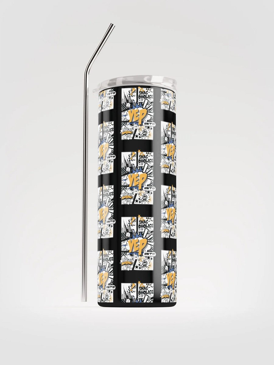 Shac-oholics Comic Blast Tumbler - Golden Yellow 