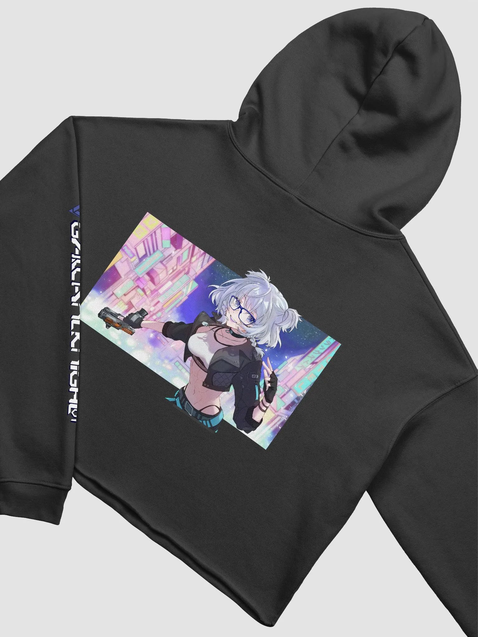 Chloe's "Joy of Merc" Cropped Hoodie product image (12)