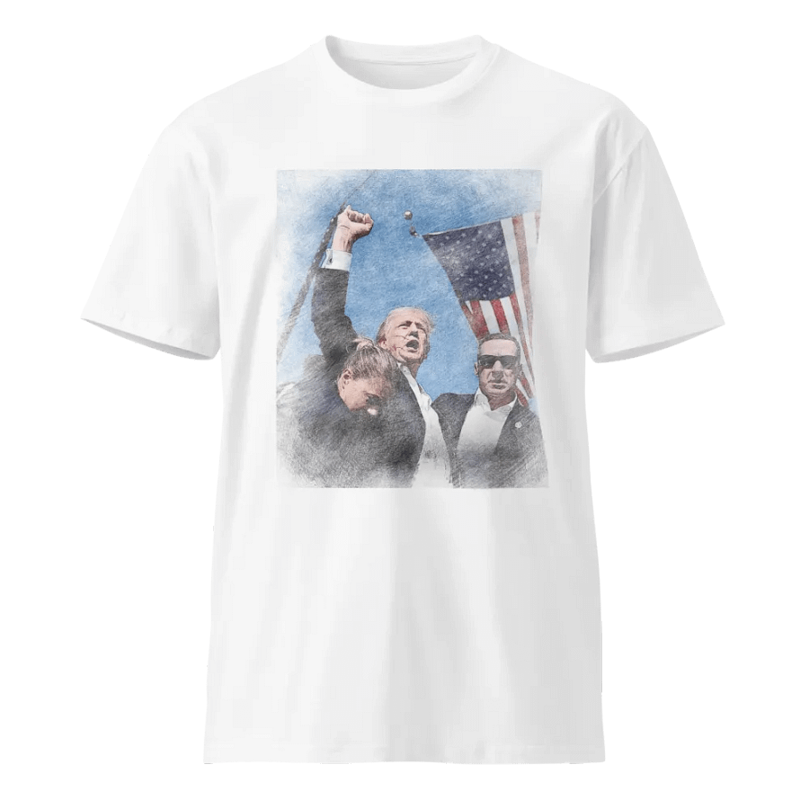 Trump yelling “Fight. Fight,” product image (1)
