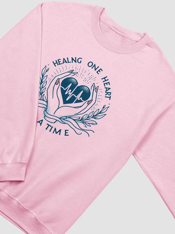 Healing Heart ECG Crewneck Sweatshirt product image (9)