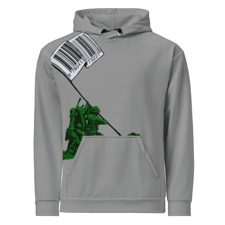 Raising The Flag Of Commerce - All-Over Print Recycled Unisex Hoodie product image (1)