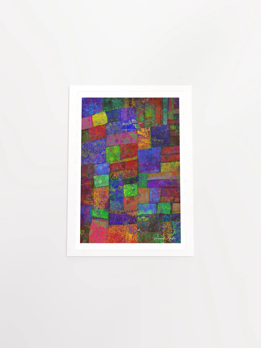 'Blocks' by Edward Martin: Mixed Media Collage Print product image (5)