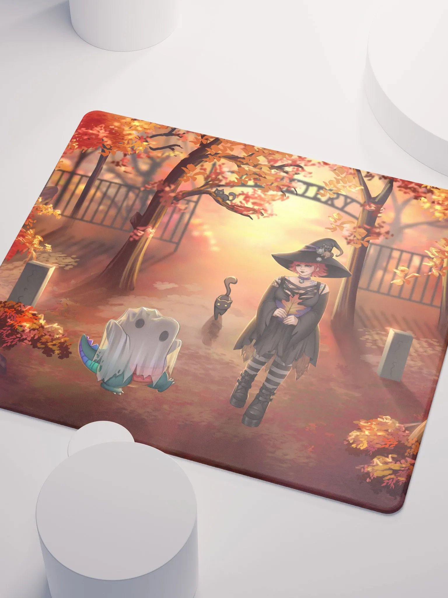 Autumn Stroll Gaming Mouse Pad product image (3)
