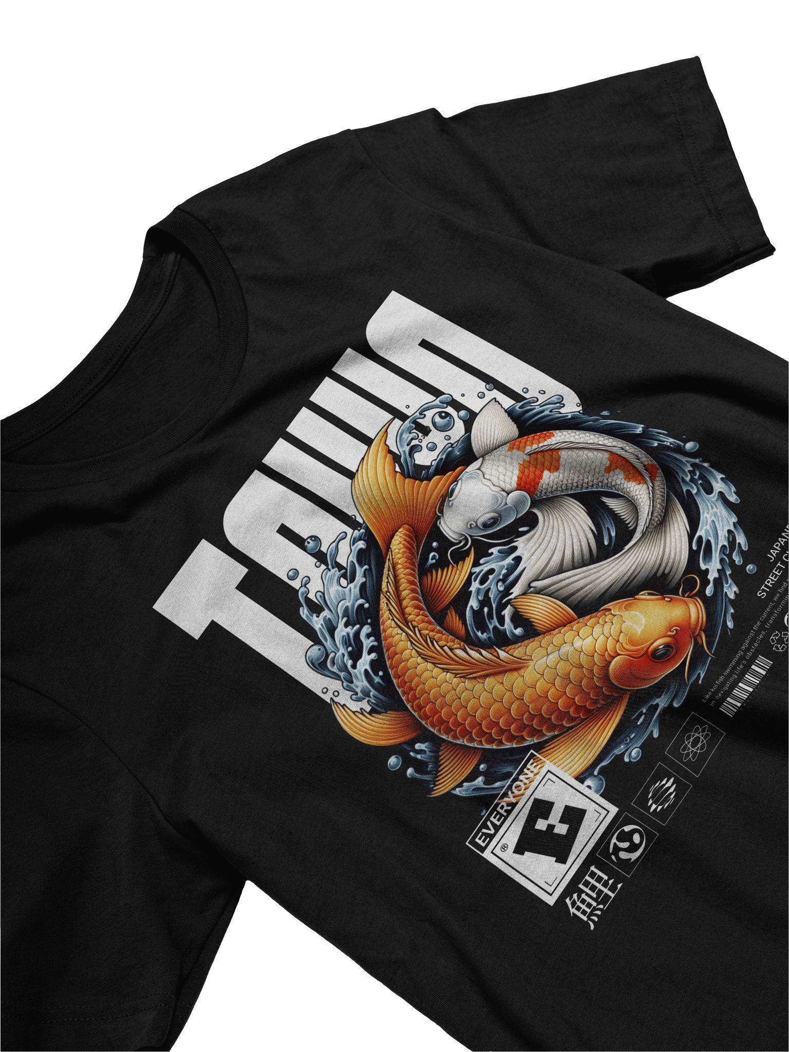 Koi Fish Graphic T-Shirt: A Fusion of Art and Tokyo Style product image (3)