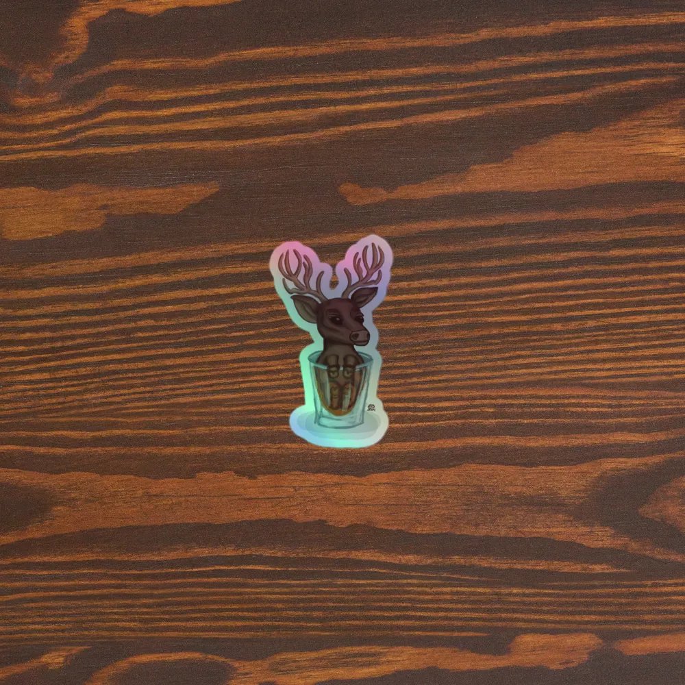 Buck Shot Holographic Sticker product image (3)
