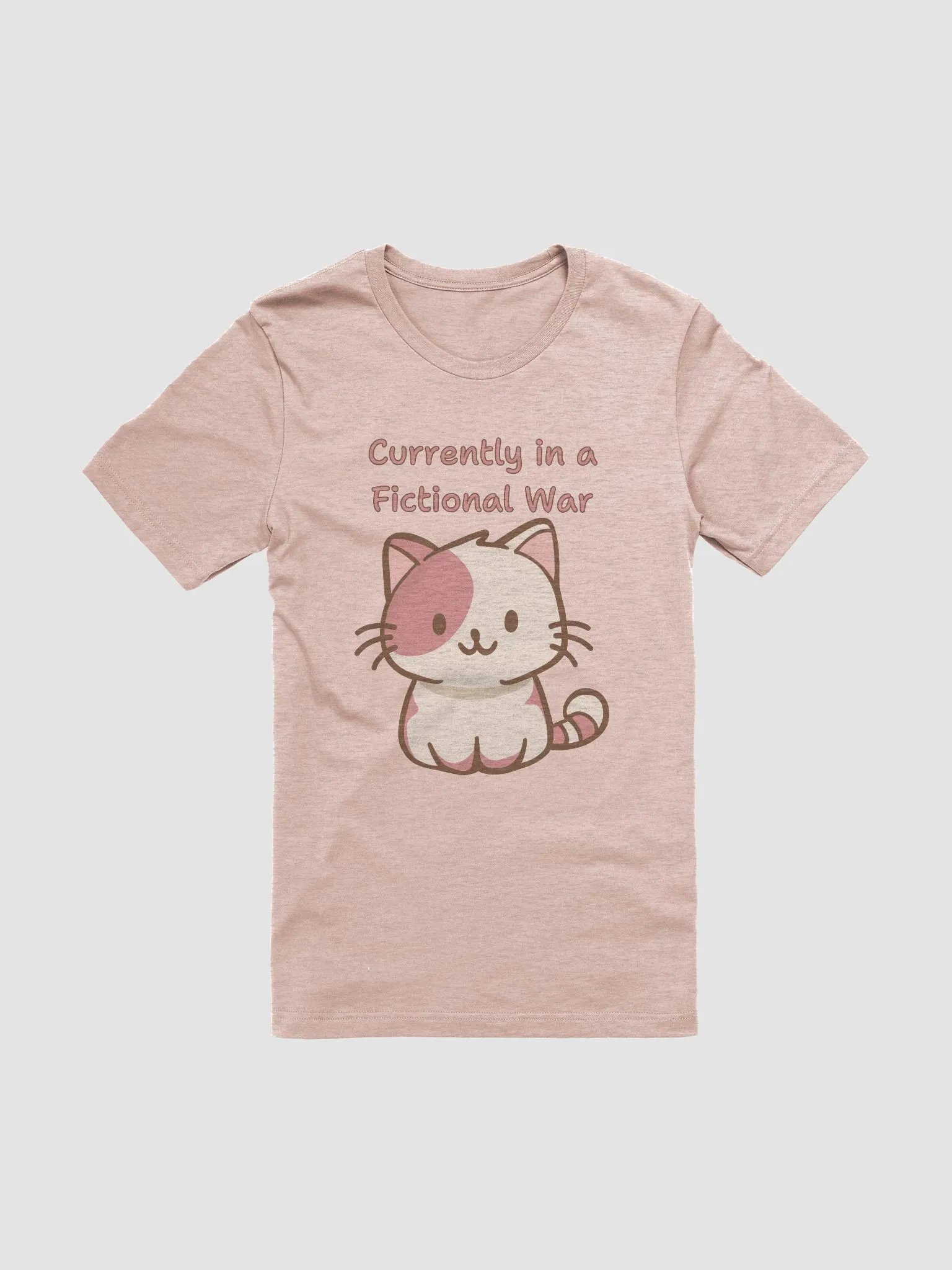 Currently in a fictional war, shirt product image (1)