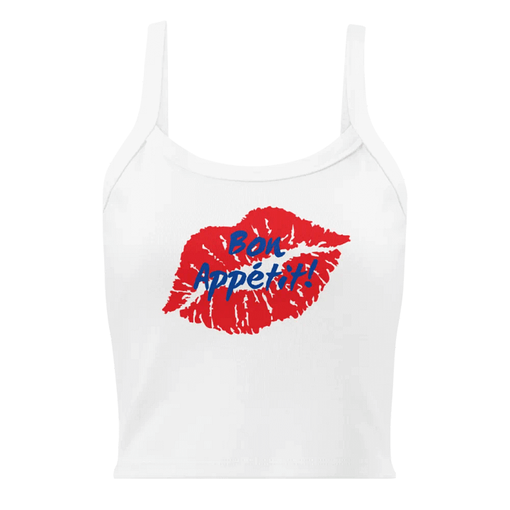 Bon Appétit! Cropped Cami Top – Y2K Retro Vibes product image (1)
