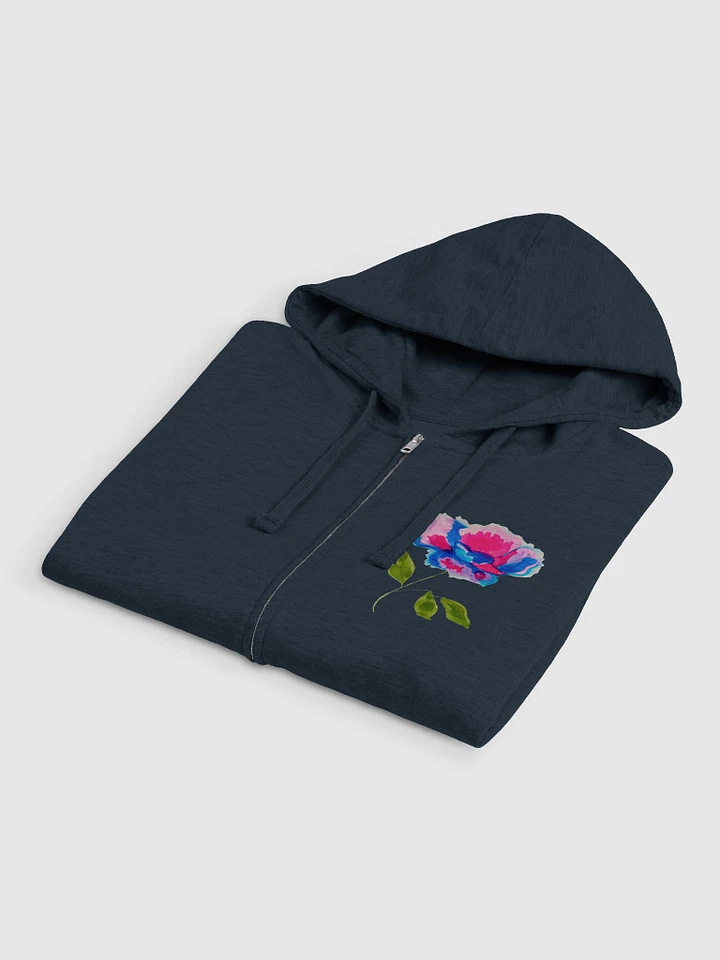 Flower Watercolour Zip Up Hoodie product image (1)