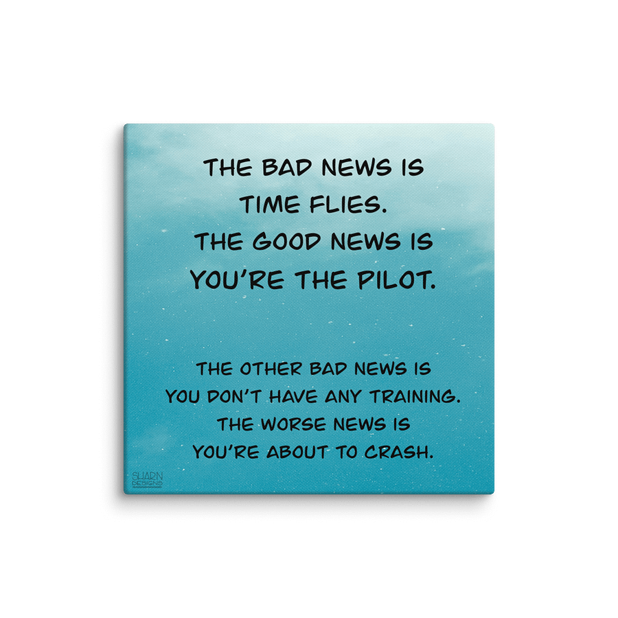 Pilot Demotivational Canvas product image (1)