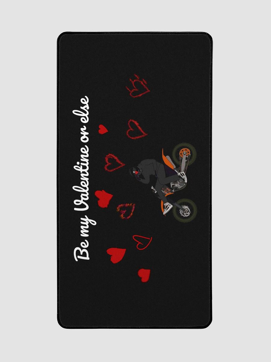 Be my Valentine or else Mousepad w/ Hearts, and Logo L product image (2)