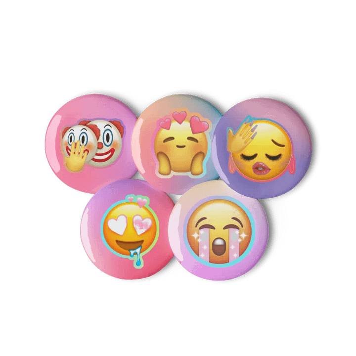 Emoji Pins Set 1 product image (2)