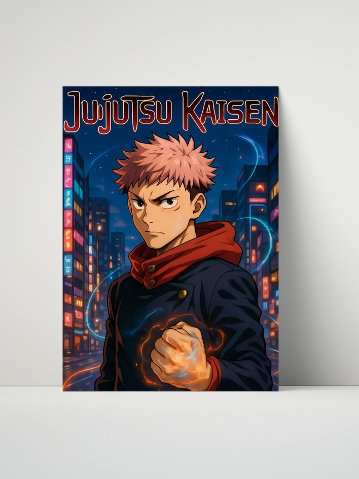 Jujutsu Kaisen – Itadori Cursed Energy Edition – 8x10 Metal Print product image (1)