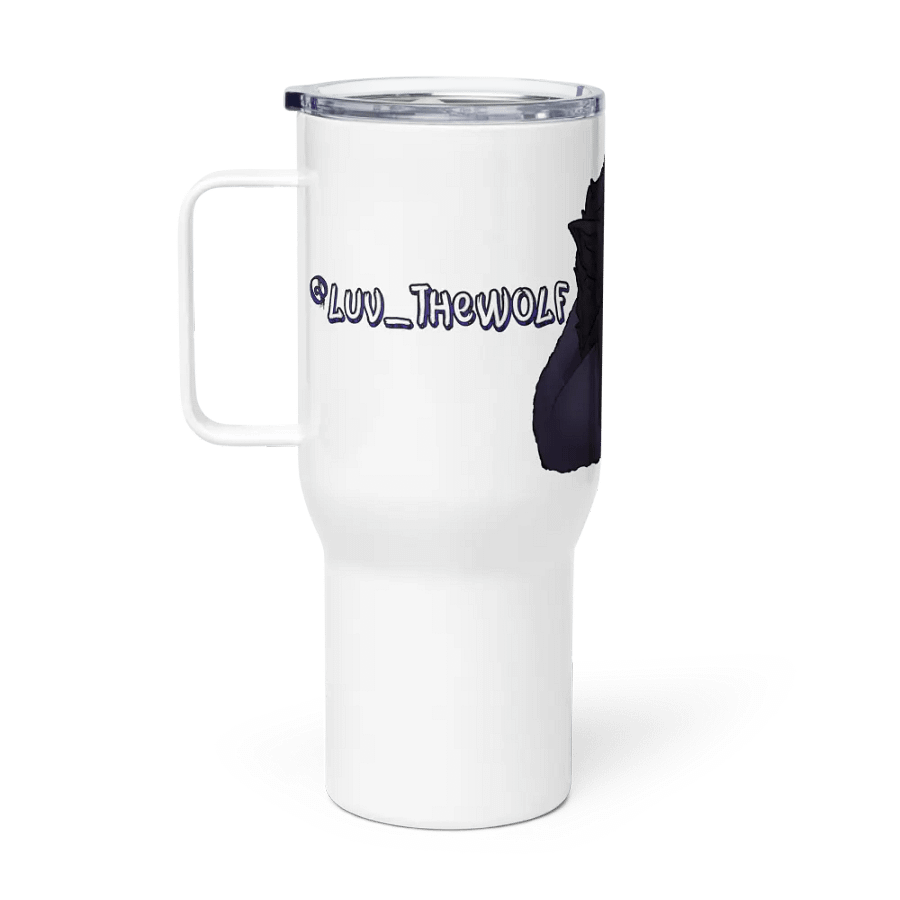 "The Slumbering Wolf" Sturdy Travel Mug product image (1)