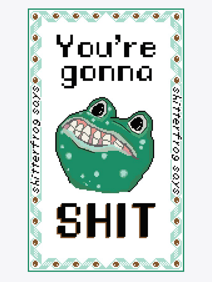 DIY Shitterfrog Sampler Pattern product image (1)