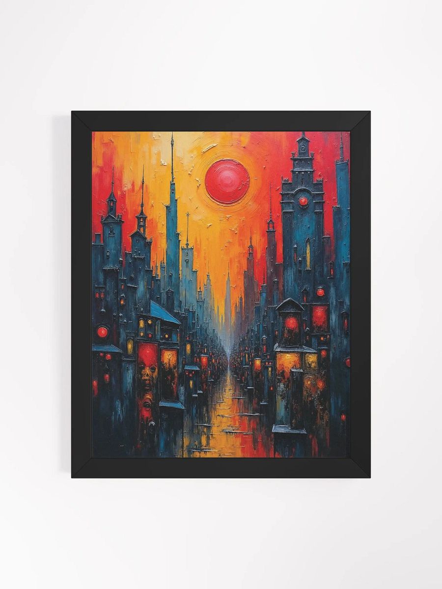 Sunlit Metropolis Framed Print product image (3)