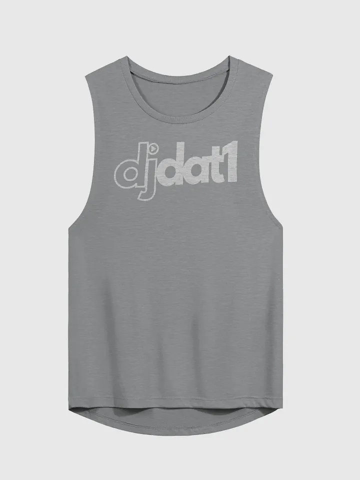 [DJDAT1] Flowy Women's Muscle Tank (white logo) product image (1)