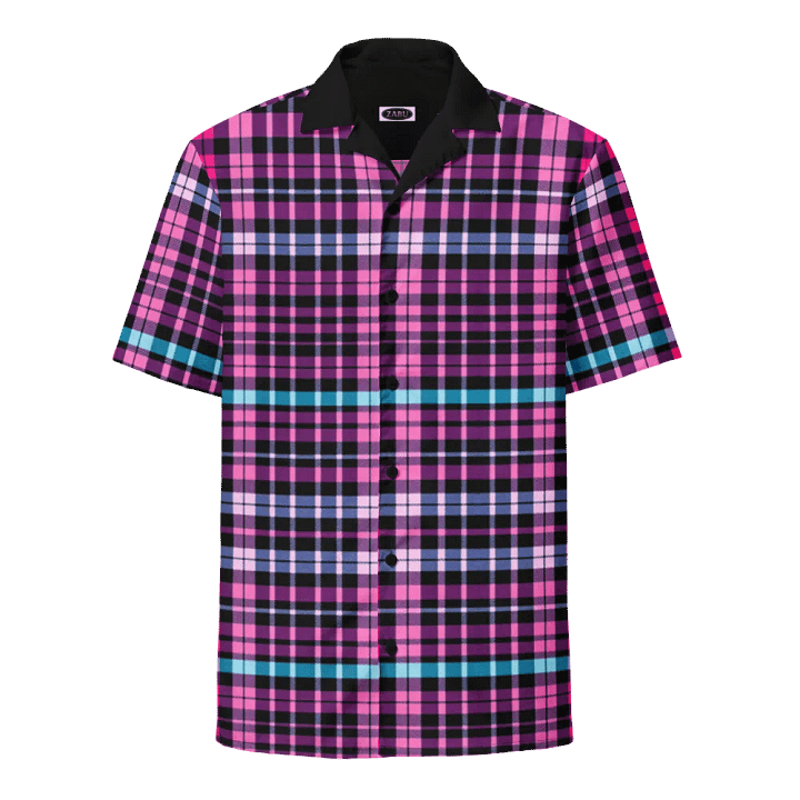 Plaid Fusion Hawaiian Shirt product image (1)