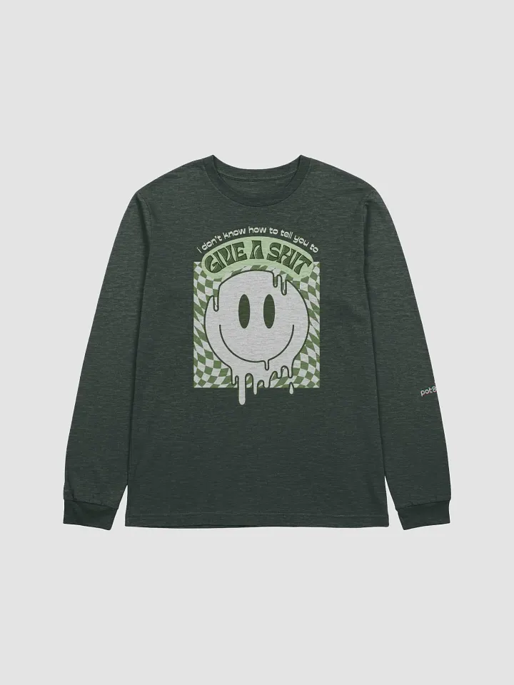 GIVE A SH*T supersoft long sleeve tee product image (17)