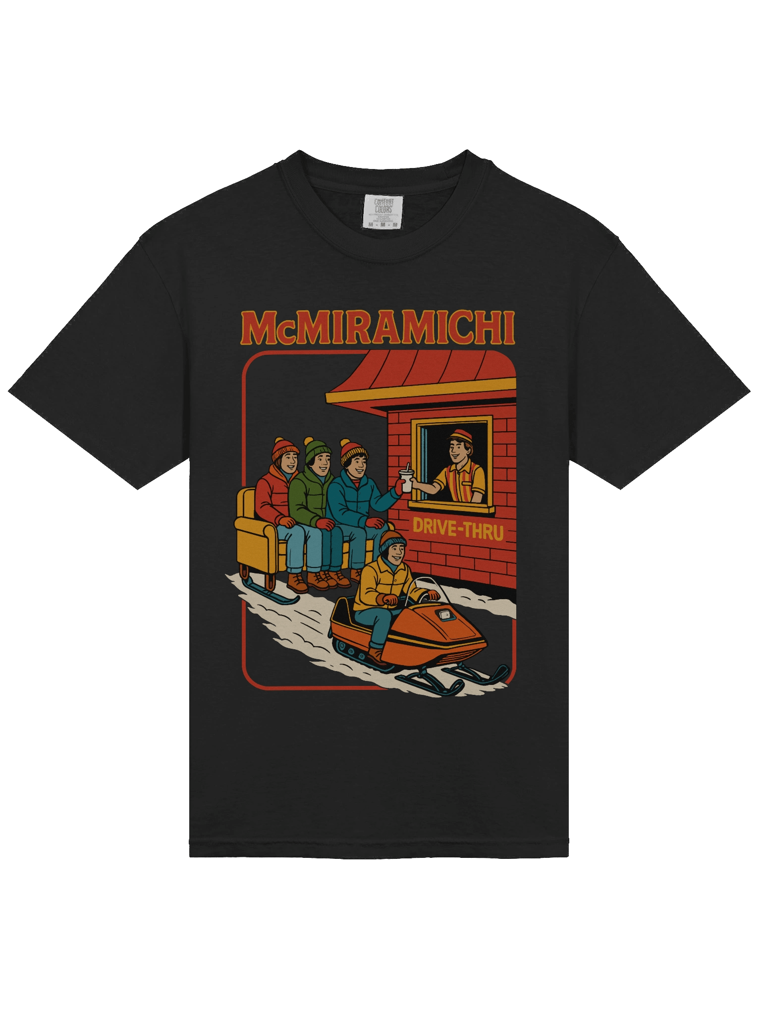 McMiramichi T-Shirt – The Snowmobile Couch Drive-Thru Incident product image (11)