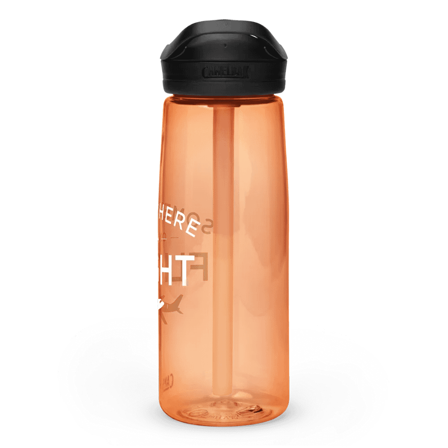 Somewhere on a Flight Water Bottle product image (3)