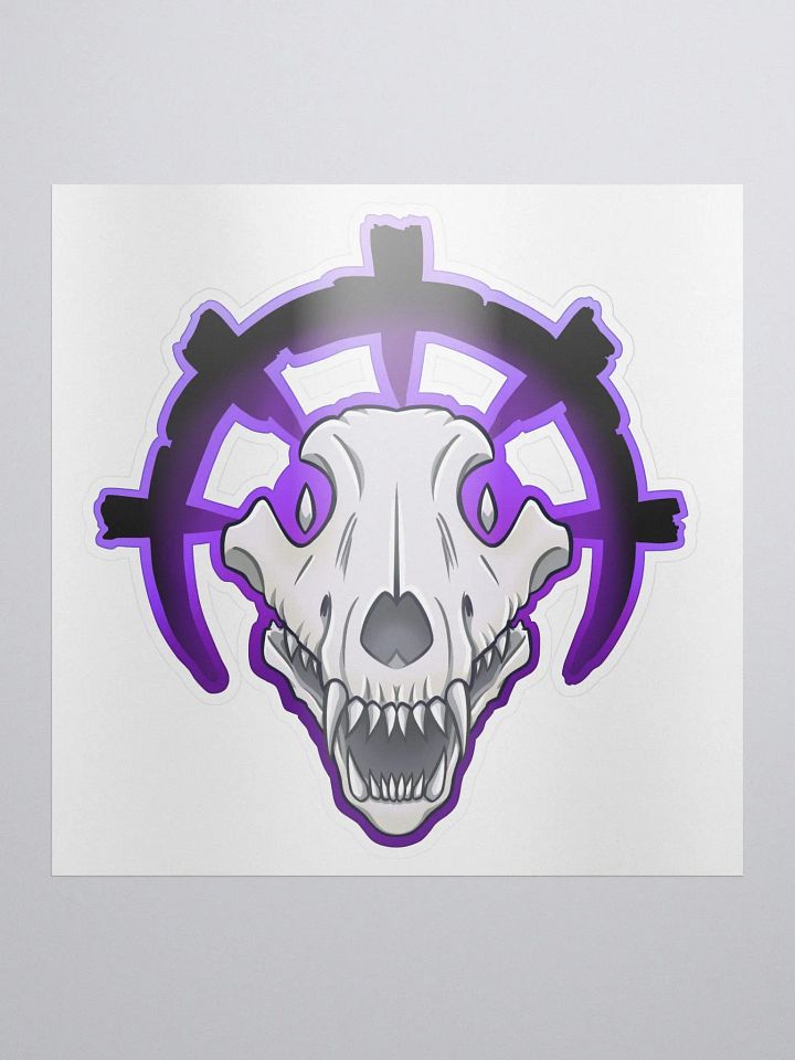 Wolf Skull Sticker product image (1)