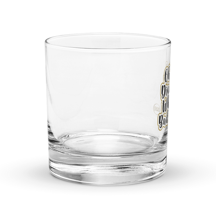 Oh No! Disaster! What a Bad Idea! Rocks Glass product image (3)